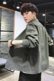 C877春季工装衬衫韩版长袖衬衣潮流宽松外套男士日系寸衫，男装卫衣，电商D310（原电商305）
