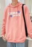 8556-P50中性港风潮牌bf帽衫男友风宽松休闲印花长袖卫衣外套男女，男装卫衣，电商D310（原电商305）