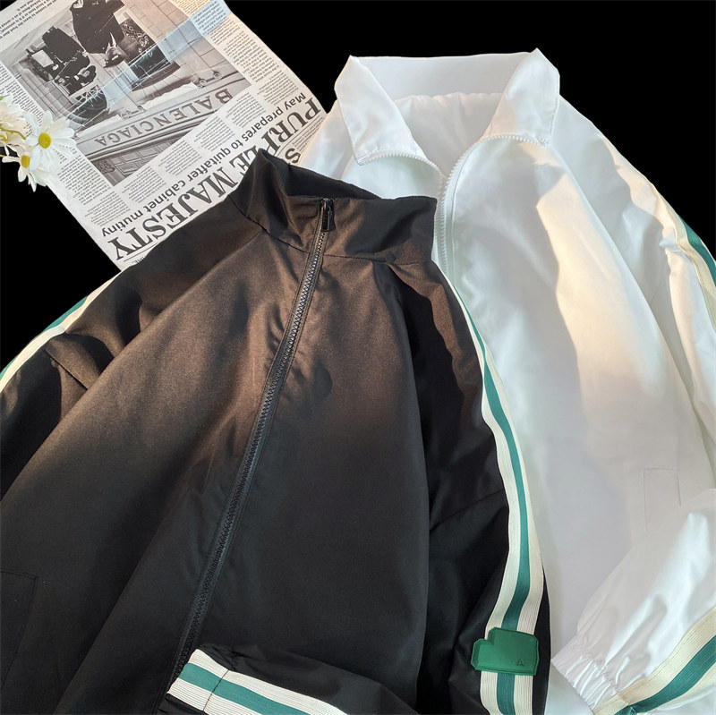 JK502-P65夹克男士秋季新款潮牌ins美式棒球服宽松情侣港风外套图片