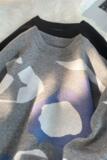 M611-P55男生迷彩毛衣加厚保暖套头针织衫潮流宽松慵懒风外套，男装针织衫/毛衣，电商D310（原电商305）