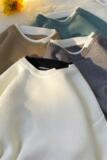 Y601-P55毛衣男秋冬季潮流百搭慵懒毛线衣休闲纯色打底针织衫，男装针织衫/毛衣，电商D310（原电商305）