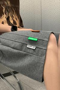 现货51020-P38复古抽绳休闲短裤女港风高级感宽松直筒运图片
