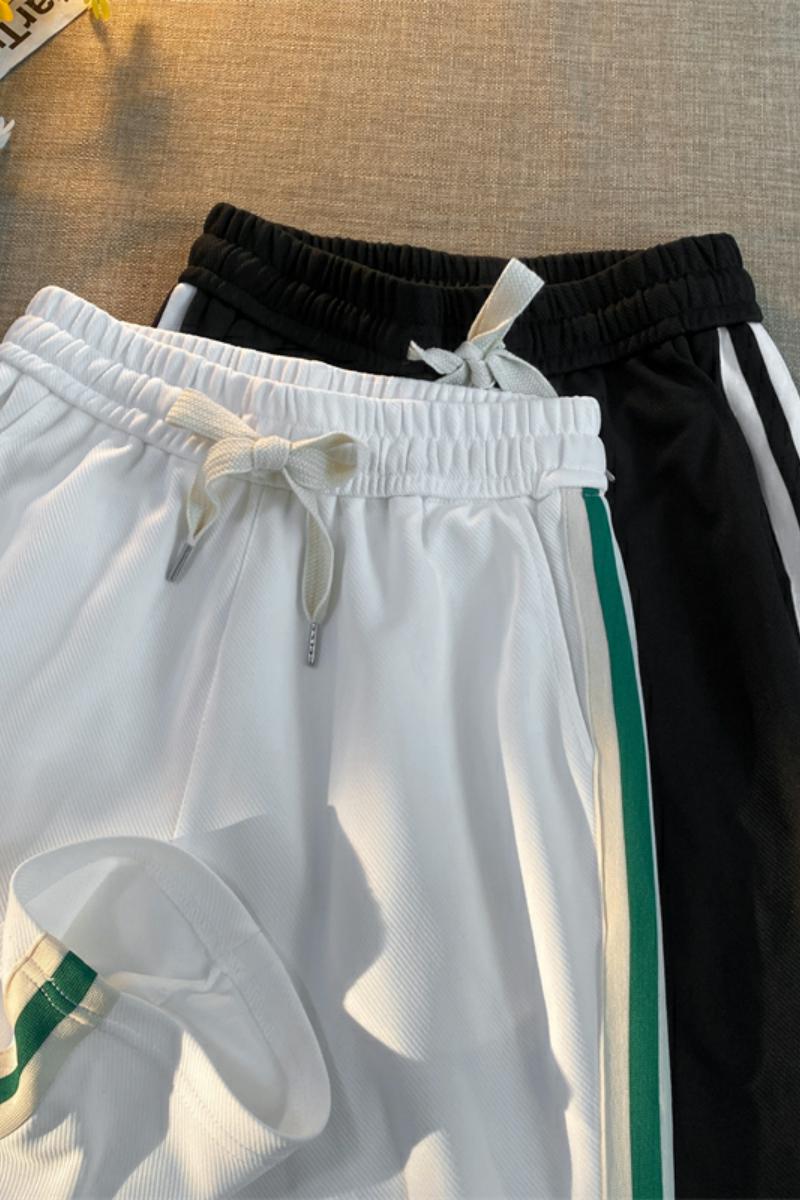 K882-P45裤子男春秋季高街潮牌宽松直筒运动卫裤港风百搭休闲拖地,男装休闲裤,电商D310（原电商305）