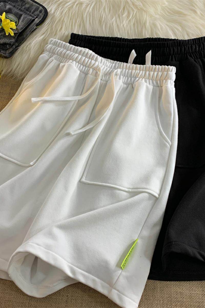 52227-P39休闲运动短裤男女夏季新款港风潮牌宽松阔腿五分裤,男装休闲裤,电商D310（原电商305）