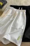 52227-P39休闲运动短裤男女夏季新款港风潮牌宽松阔腿五分裤，男装休闲裤，电商D310（原电商305）