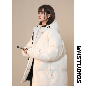 M002-特P70棉衣男款秋冬季连帽加厚棉袄美式复古青少年面包服图片