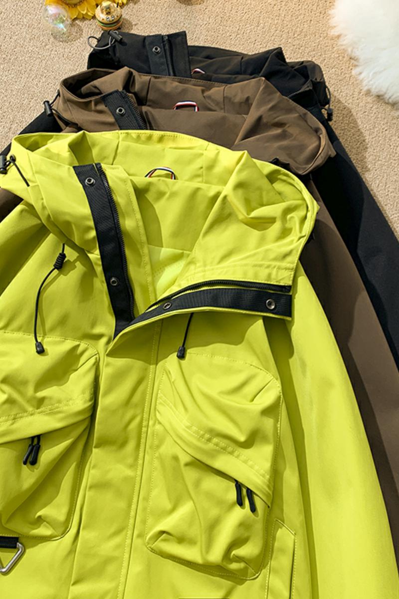 JK582-P95冲锋衣春秋户外轻运动防水男女款登山服拉链机能外套,男装夹克,电商D310（原电商305）