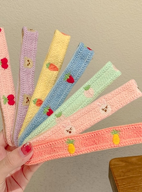 儿童秋冬刘海贴魔术贴发箍女童粘碎发神器发带头箍小女孩头饰发饰