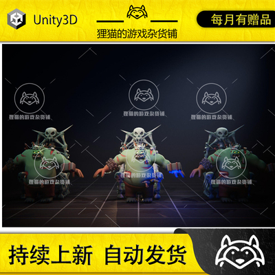 Unity Zombie Undead Ultimate MegaPack 12 Families Boss 2.0