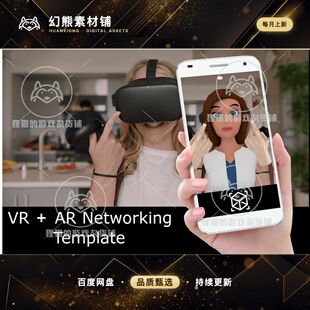 Unity VR AR Crossplatform Multiplayer Pun 2 Template 1.1
