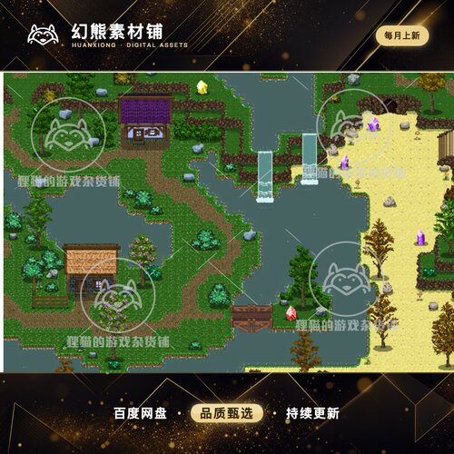 Unity 2D RPG Worlds Lite Version 1.1.5 像素RPG游戏世界场景包