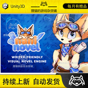 Unity Naninovel Visual Novel Dialogue Cutscene 1.20 小说引擎