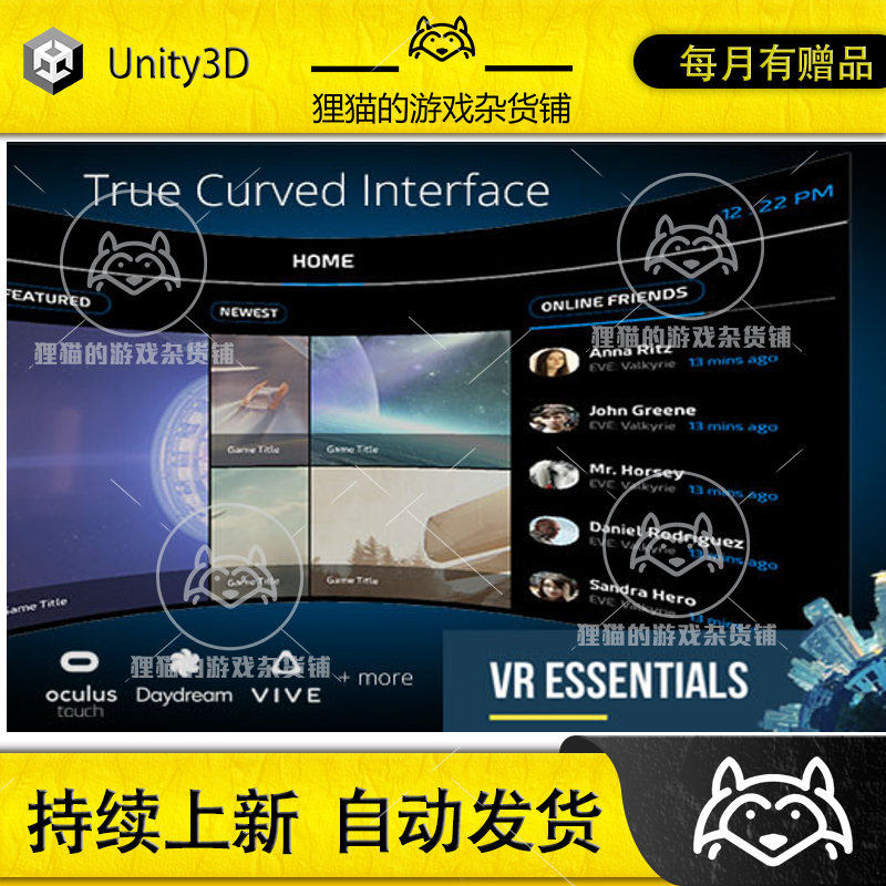 Curved UI VR Ready Solution To Bend Warp Your Canvas 3.3