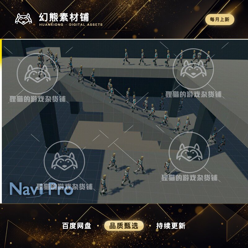 Unity NaviPro Pathfinding 人群AI寻路工具 1.1