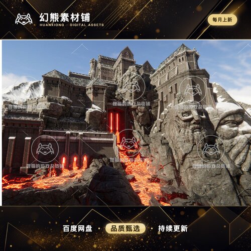 Unity Modular Castle  Dungeon 1.0.10 包更 模组化城堡地牢场景
