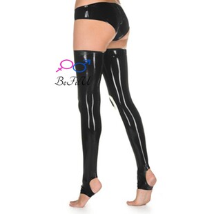 高筒袜 Stocking加厚 美腿踩踏脚袜 乳胶踩脚袜塑身长袜一片式