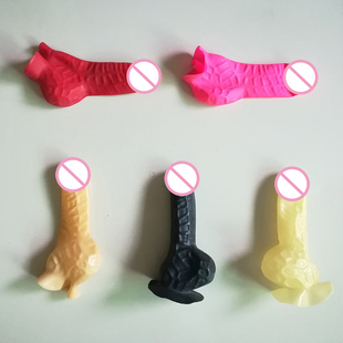 内裤 S和L码 天然乳胶丁丁套JJ套配件latex螺纹 不卷边皮套均码 C款