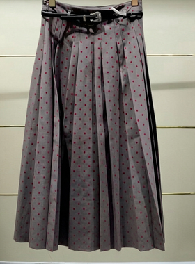 州正品2025冬季CSA4076080-250深花灰气质裙子-2690