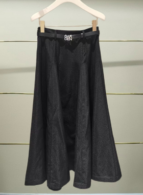 漳正品2025秋季新款CSA3077130-250黑色裙子-2690