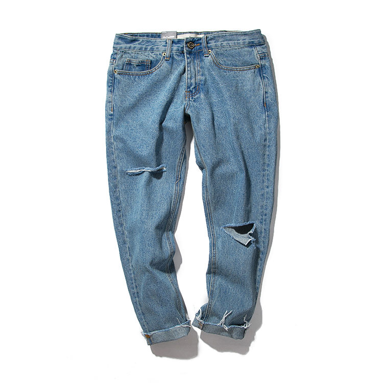 Jeans pour adolescent pieds Slim BWXD pour automne - Ref 1485132 Image 5