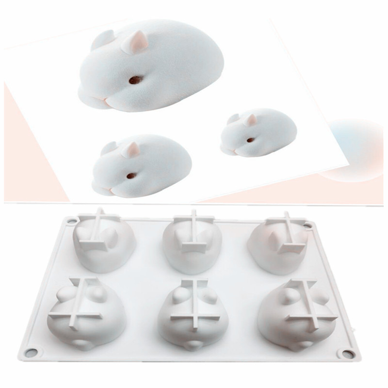兔子慕斯硅胶蛋糕diy烘焙模具