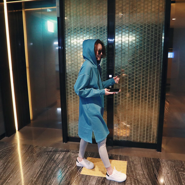 加厚韩版宽松款卫卫衣秋冬加绒