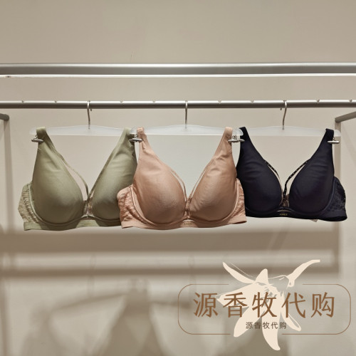 爱慕春日和风系列3/4软钢托悬浮薄杯大胸显小内衣女文胸 AM13C531