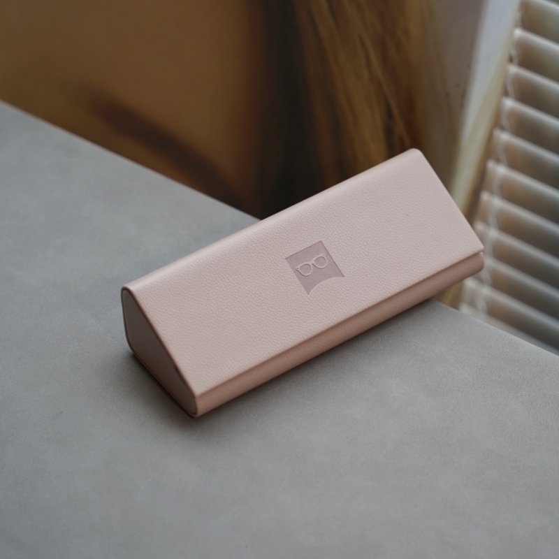 高级感眼镜盒送眼镜布