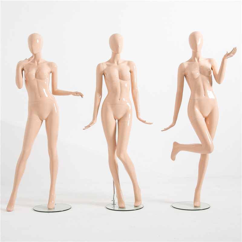 高光亮肤色内衣女全身模特道具模型假人橱窗泳衣胸罩半身展示道具