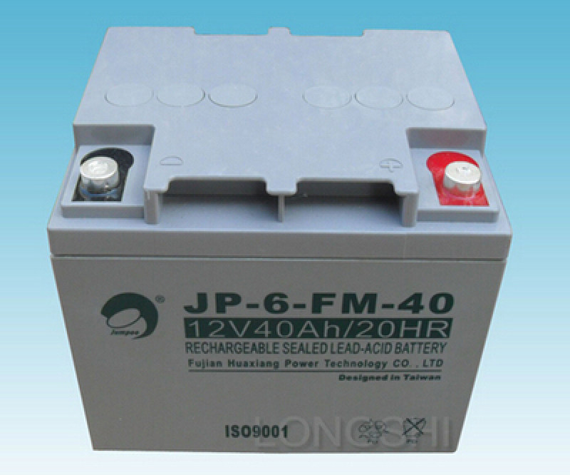 劲博蓄电池12VAH消防设施JP-6-FM-40路灯/机房UPS电源/监控照明
