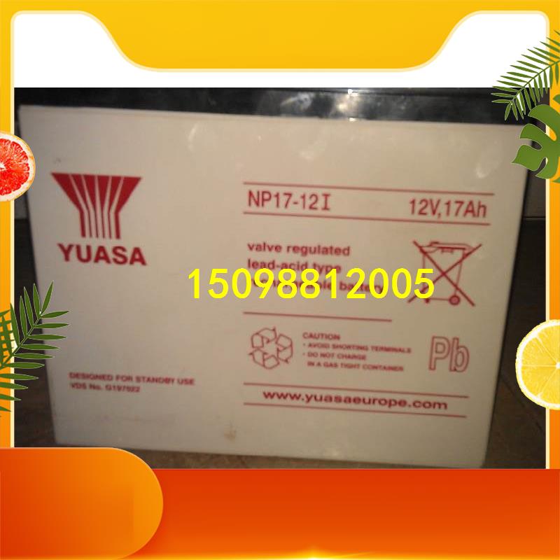 YAUSA汤浅蓄电池NP17-12I 12V17Ah 船舶VDR 仪器仪表 UPS电源电池