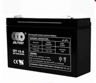 OUTDO奥特多蓄电池OT10 精密仪器设备电源6V10AH免维护 6机房监控