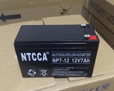 NTCCA恩科蓄电池12V7AH阀控式免维护电瓶12V7.5AH 12V9AH现货包邮