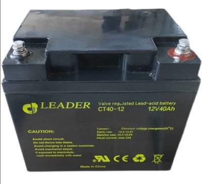 LEADER瑞典蓄电池CT40-12 12V40AH可代替38AH42AH消防系统UPS专用