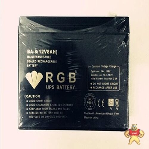 美国RGB蓄电池BA-6通讯电源12V6ah精密仪器设备蓄电池