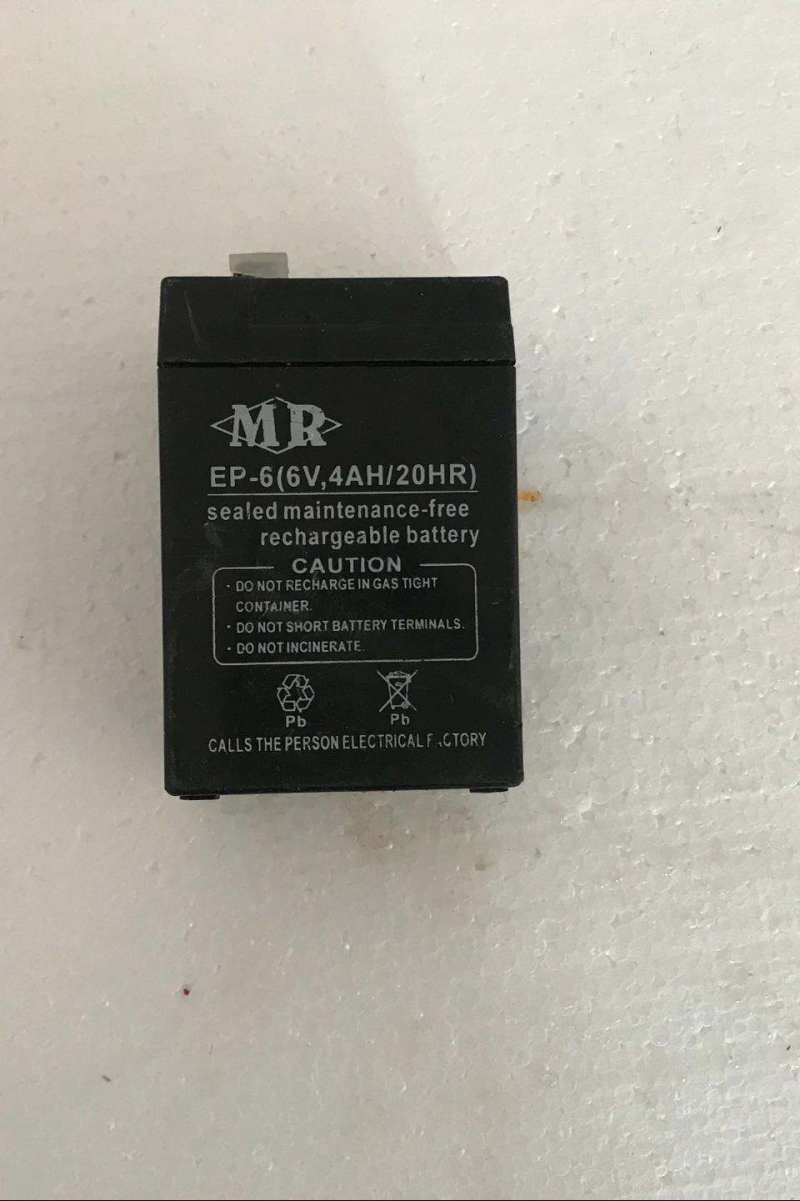 MR EP-6(6V4AH/20HR)童车蓄电池电子称儿童玩具车电动车6伏电瓶