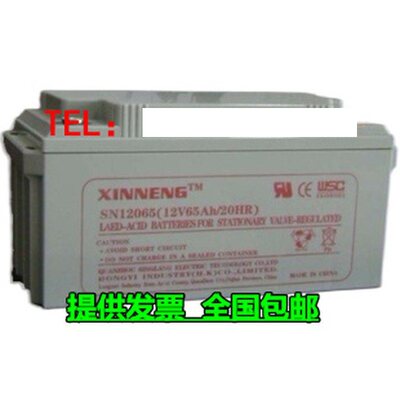 XINNENG昕能蓄电池SN12024免维护12V24AH 消防设备UPS/EPS直流屏