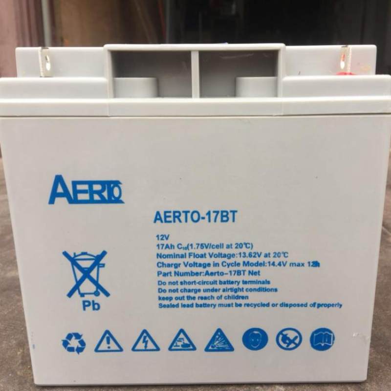 AERTO艾亚特蓄电池AERTO-17BT 12V17AH电梯应急照明UPS电源/消防