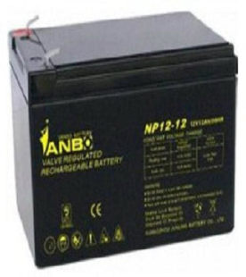 VANBO威博电池NP12 12报警主机消防应急儿童童车12V12AH医疗设备