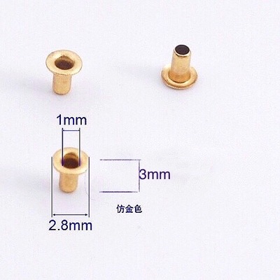 1mm气眼 迷你鸡眼最小号 bjd小布ob1112分娃娃衣辅料手工diy扣子