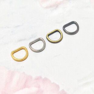 4mm6mm8mm迷你D扣娃衣辅料bjd娃娃用包包配件小号小布棉花娃娃扣