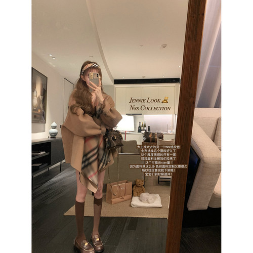 NSSCOLLECTION双面羊驼毛外套