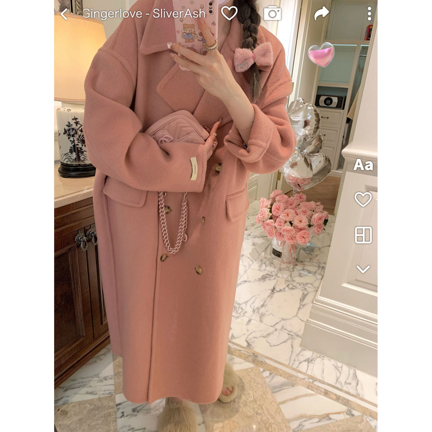 NSSCOLLECTION三色双面呢大衣