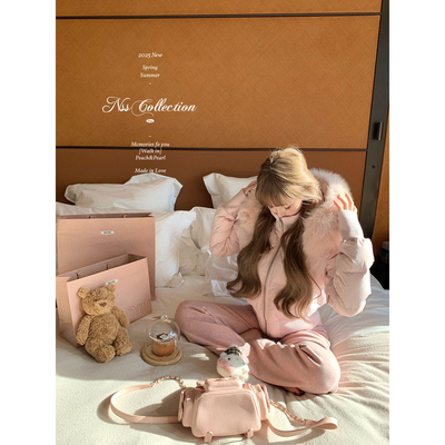 NSSCOLLECTION三色毛领羽绒服