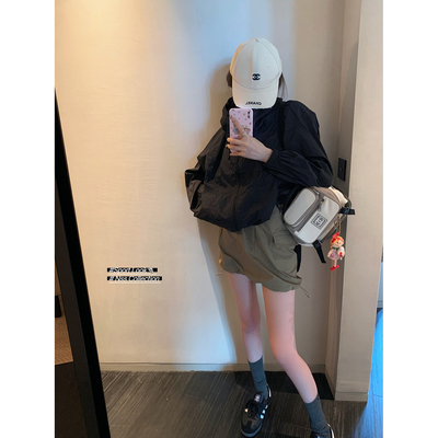 NSSCOLLECTION长岛骑行工装裙