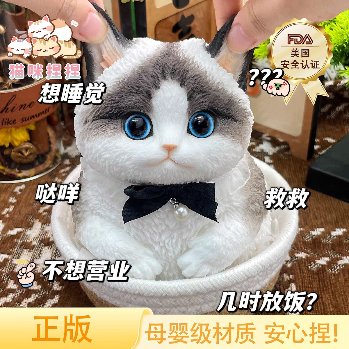 小众女生生日礼物高级感猫咪玩偶