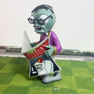 植物大战僵尸周刊僵尸侏罗纪墓碑龙骨化石摩登推车铁网门男孩玩具