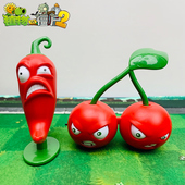 单个玩具火爆辣椒樱桃芦笋战机柠檬套装 新款 发光植物大战僵尸2