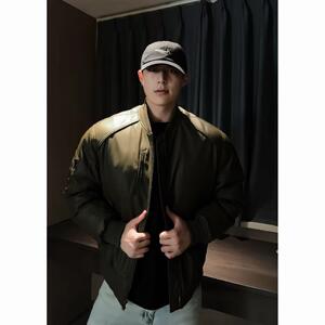 网图 原版  连帽拉链可拆PU羽绒服保暖外套3911P290图片