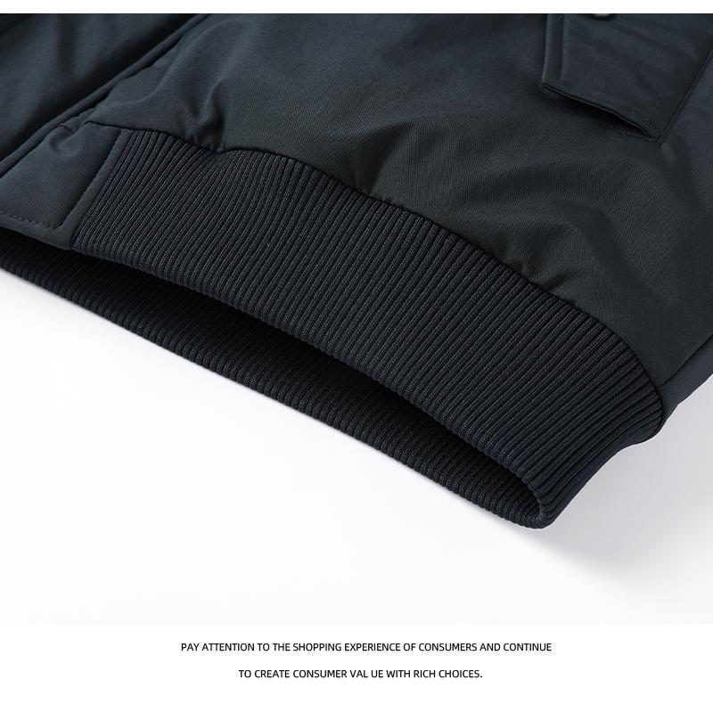 90新标白鸭绒狼王座山雕羽绒服1200g仿水貂毛外套3933P270,男装羽绒服,电商A312